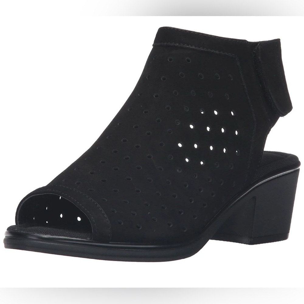 steven By Steve Madden Phoebiey Womens Size 7.5 Black Heeled Sandals New NIB